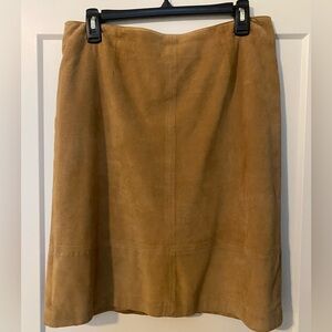 Lord & Taylor Leather Pencil Skirt- size 10